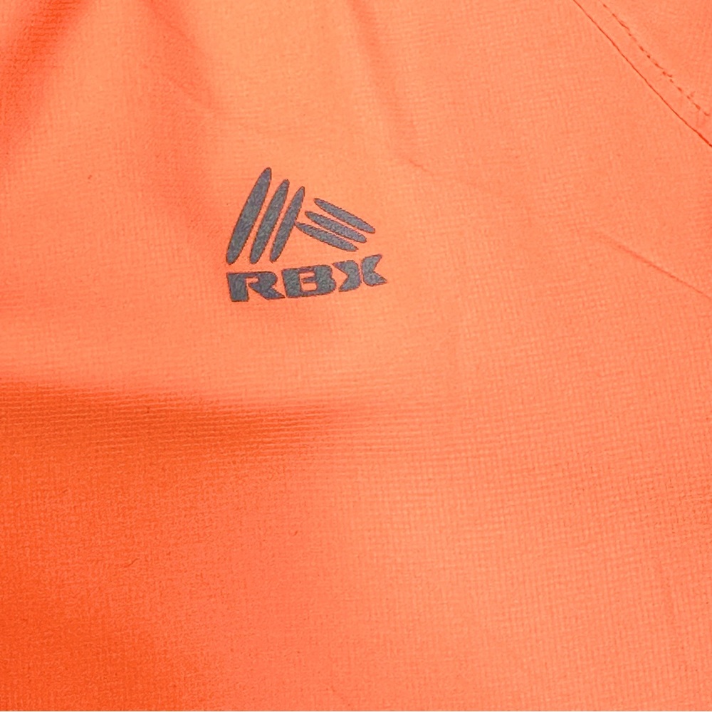 Rbx Performance Neon Tangerine Color Windbreaker … - image 4